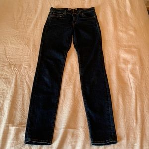 JBrand 26 skinny jeans stretchy dark denim
